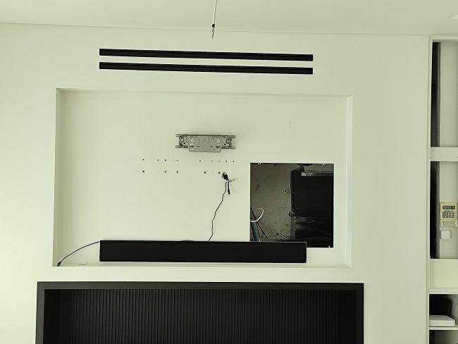 Επιτοιχα εγκατασταση soundbar